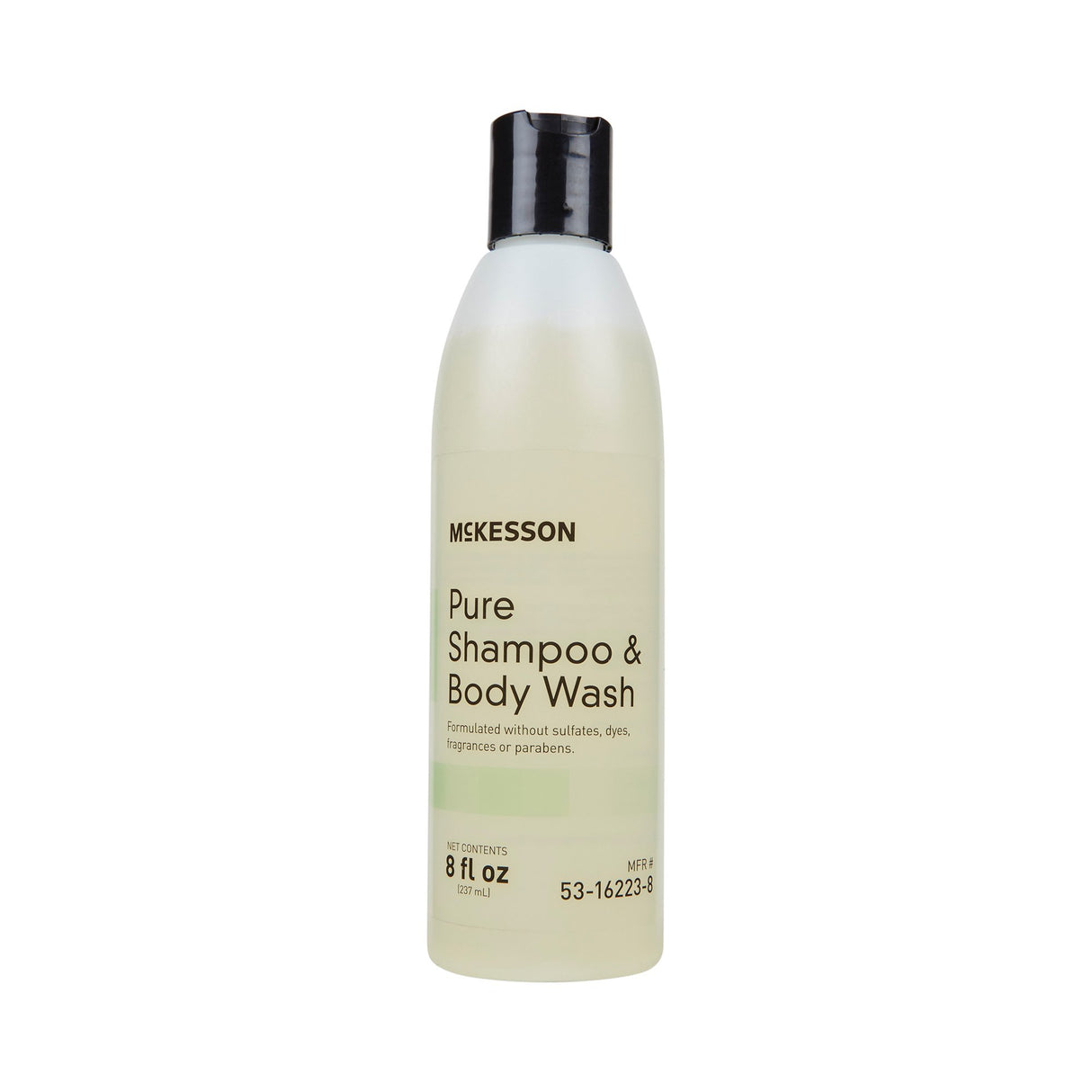 Shampoo and Body Wash McKesson Pure 8 oz. Flip Top Bottle Unscented - BeHope