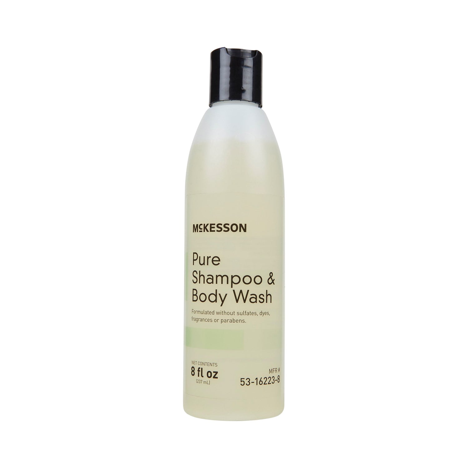 Shampoo and Body Wash McKesson Pure 8 oz. Flip Top Bottle Unscented - BeHope