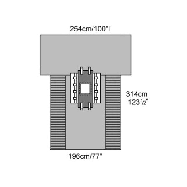 Urological Drape General Purpose Endoscopy Drape 98 W X 77 W X 123 L Inch Sterile - Behope