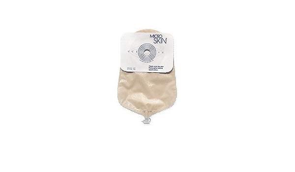 Urostomy Pouch MicroSkin One-Piece System 9 Inch Length Flat, Trim to Fit Up to 1-1/2 Inch Stoma Drainable - BeHope