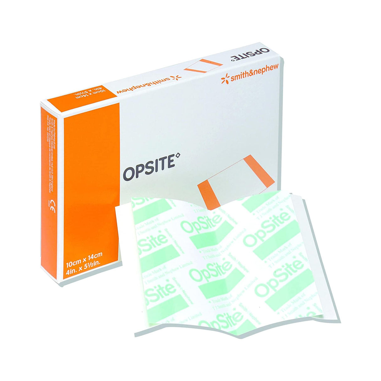 Transparent Film Dressing OpSite 4 X 5-1/2 Inch 2 Tab Delivery Rectangle Sterile - BeHope