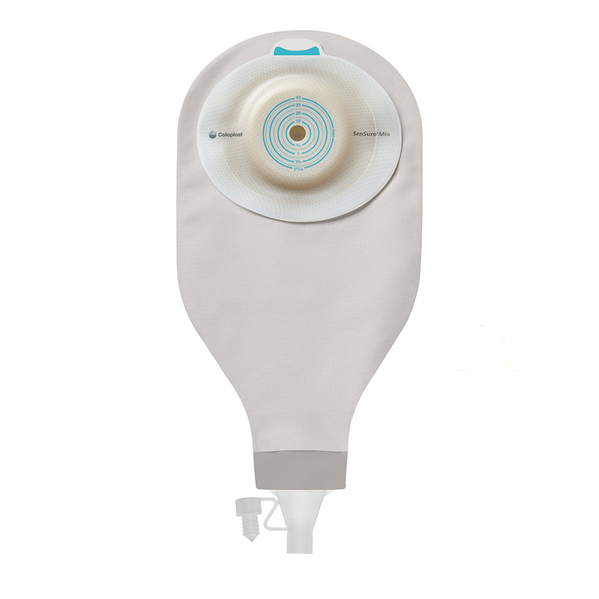 Ostomy Pouch SenSura® Mio High Output One-Piece System Convex Light, Trim to Fit 10 to 43 mm Stoma Drainable - BeHope