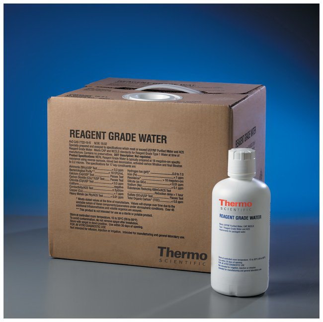 Chemistry Reagent Thermo Scientific™ NERL™ Water Reagent Grade 100% 20 Liter - BeHope
