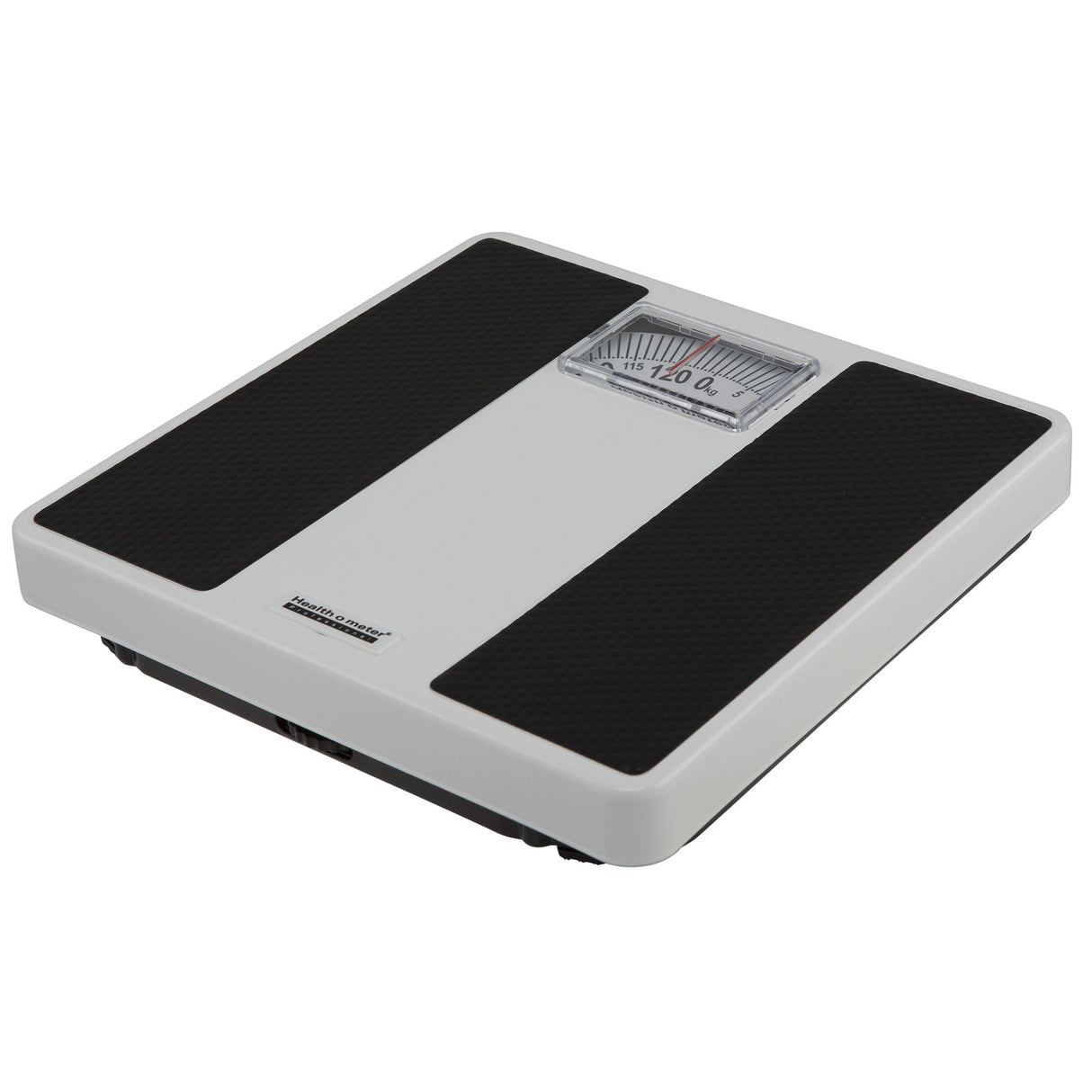 Floor Scale Health O Meter® Dial Display 270 lbs. Capacity Black / White Analog - BeHope