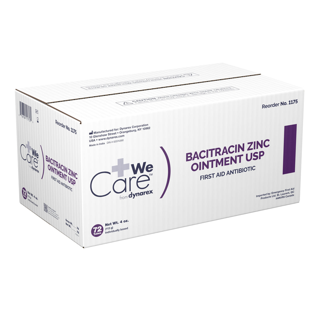 First Aid Antibiotic WeCare Ointment 4 oz. Tube - BeHope