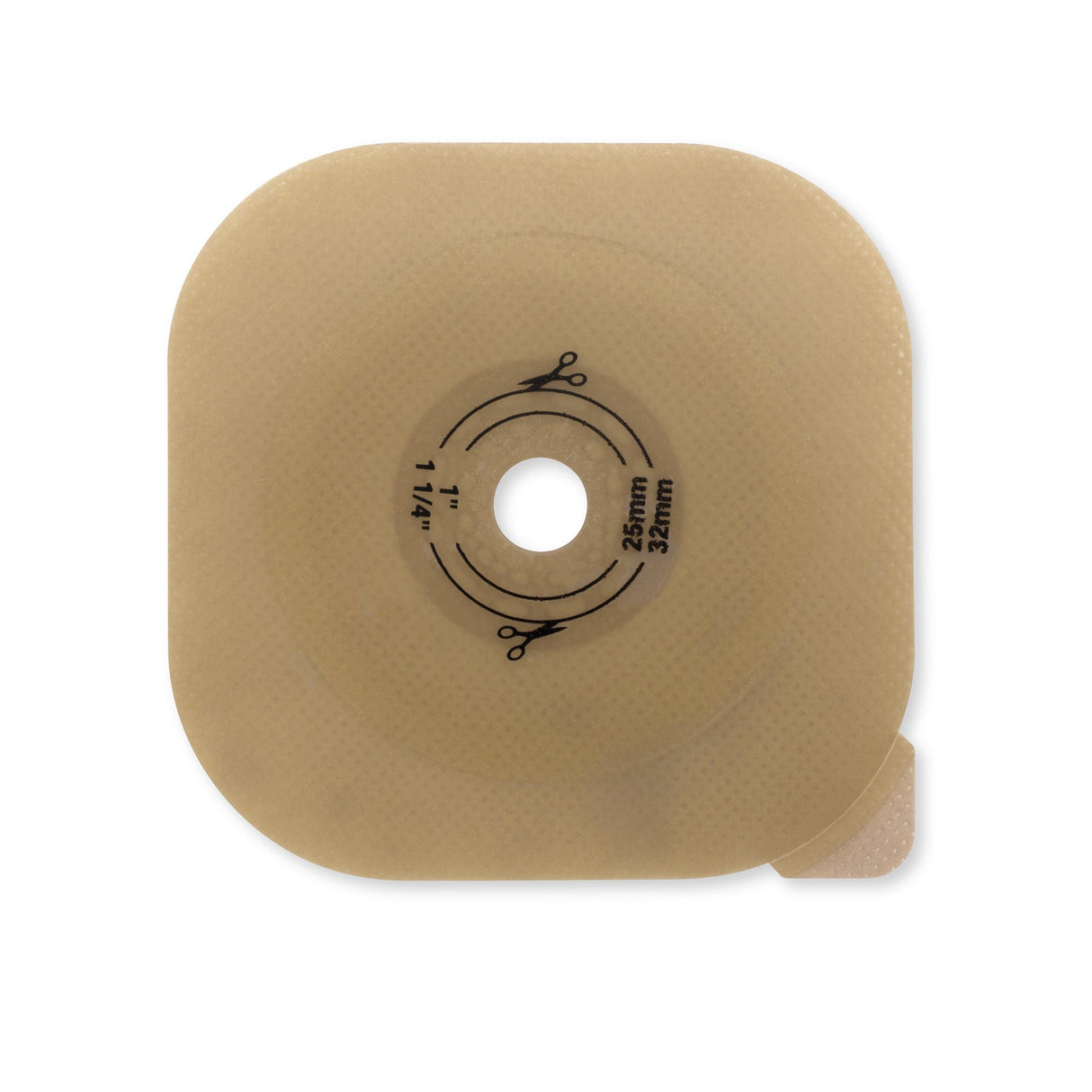 Ostomy Barrier CeraPlus™ New Image™ Trim to Fit, Extended Wear Without Tape 57 mm Flange Red Code Up to 1-3/4 Inch Opening - BeHope