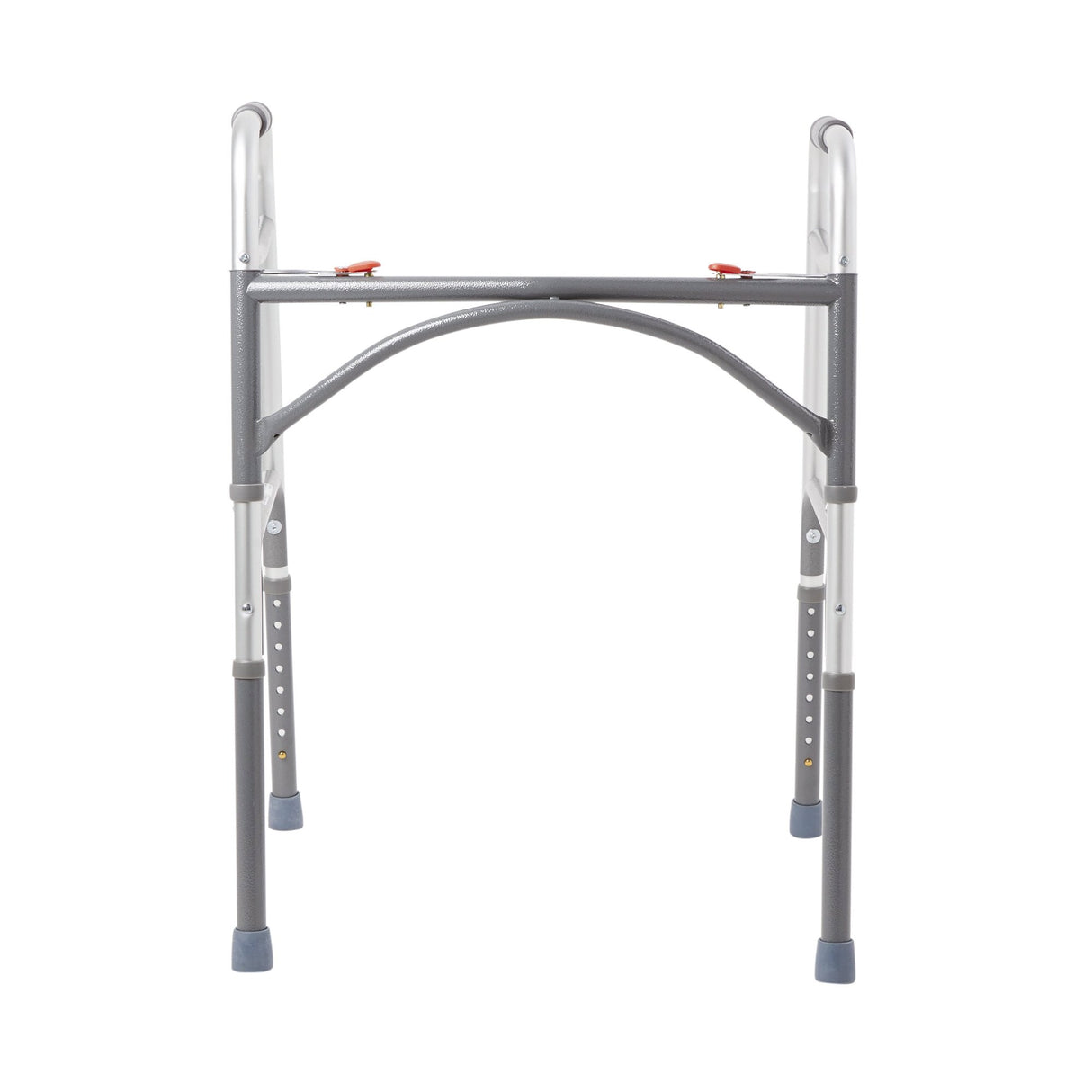 Bariatric Dual Release Folding Walker Adjustable Height McKesson Steel Frame 500 lbs. Weight Capacity 32-1/2 to 39 Inch Height - BeHope