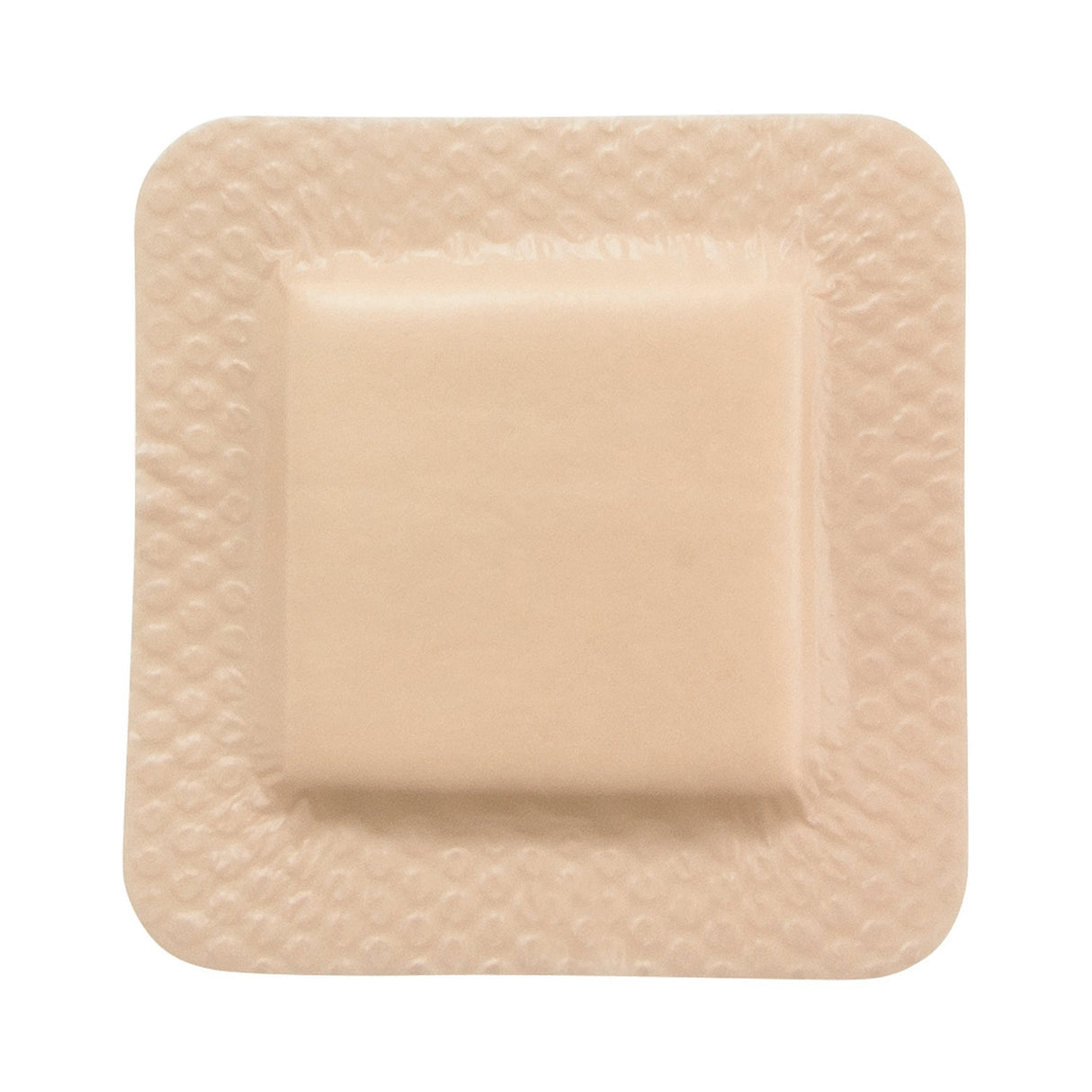 Thin Foam Dressing McKesson Lite 6 X 6 Inch With Border Film Backing Silicone Gel Adhesive Square Sterile - BeHope