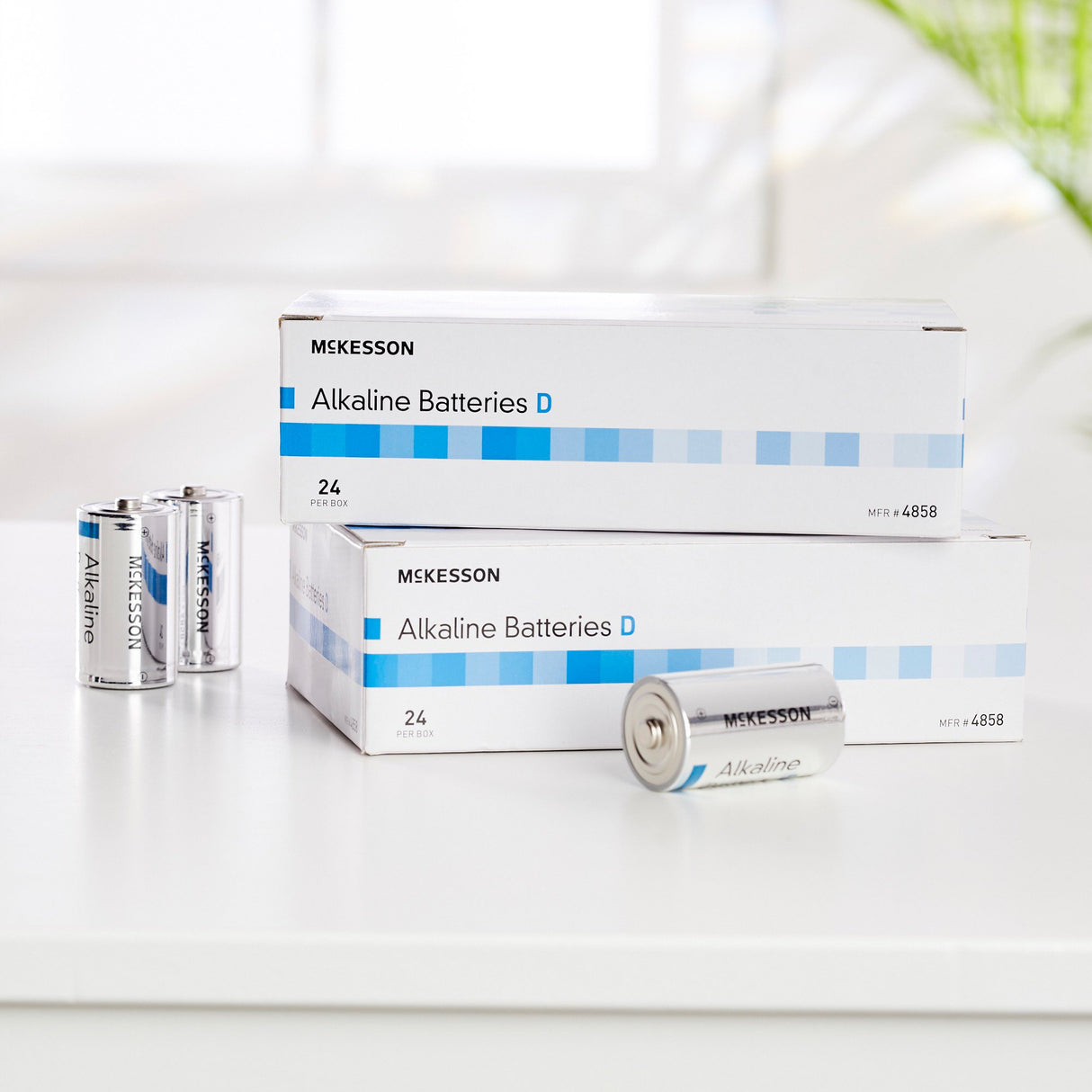 Alkaline Battery McKesson D Cell 1.5V Disposable 24 Pack - BeHope