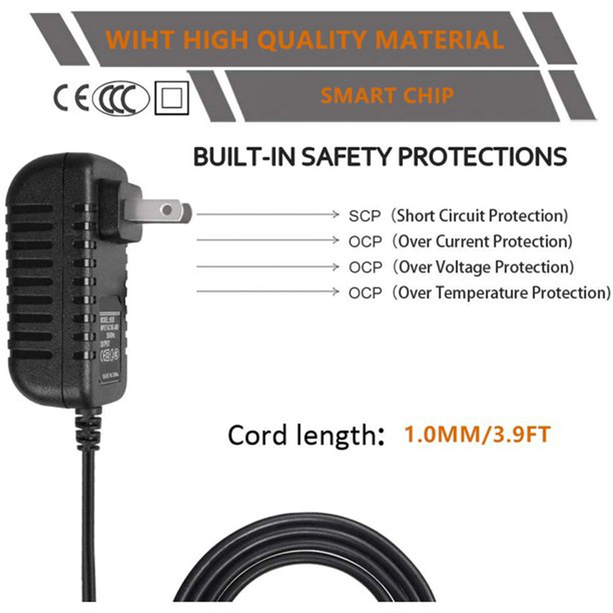 Feeding Pump Power Cord Kangaroo™ Joey - BeHope