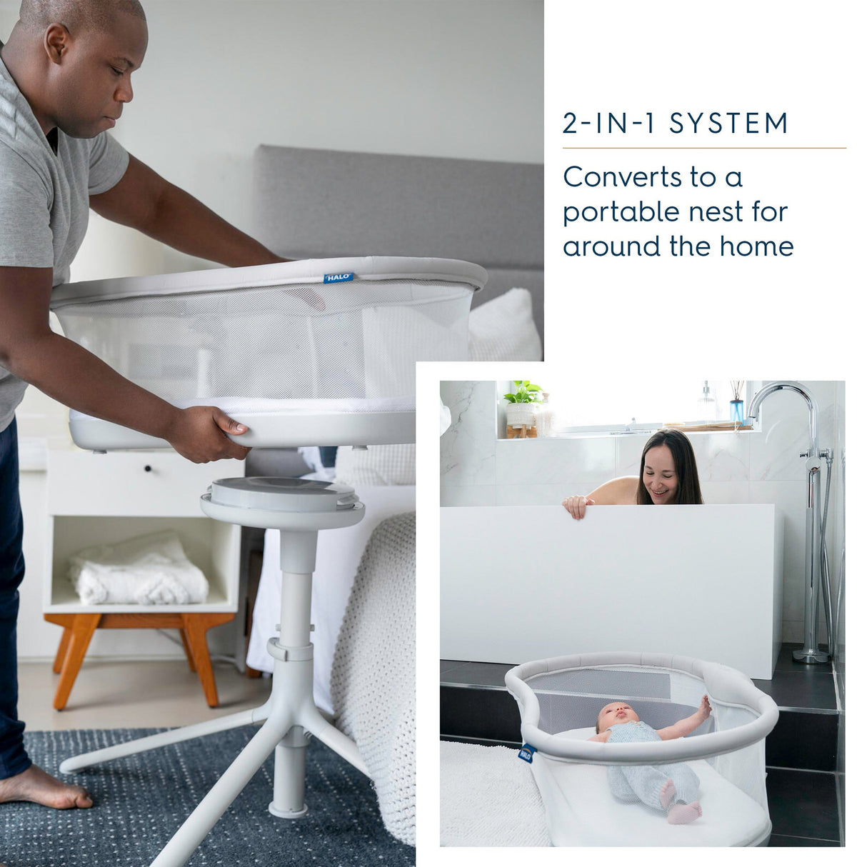 Bassinet BassiNest® Swivel Sleeper 3.0 - BeHope