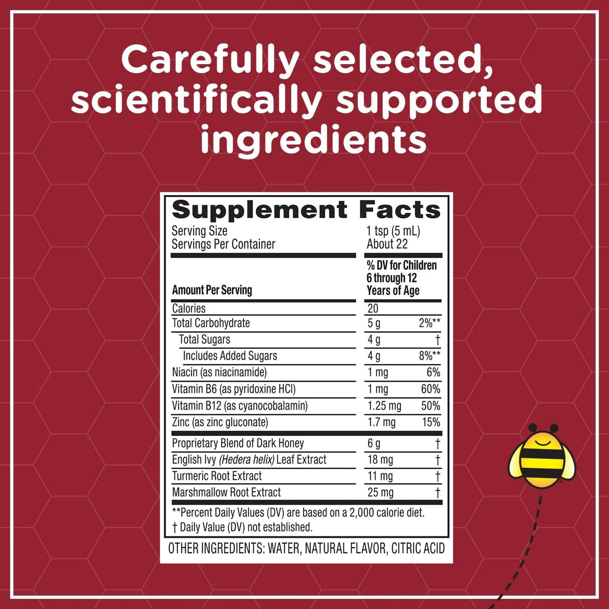 Children's Cold and Cough Relief Zarbee's® All-in-One Daytime Cough Syrup+ Mucus, Throat & Nasal 6 g Strength Syrup 4 oz. - BeHope