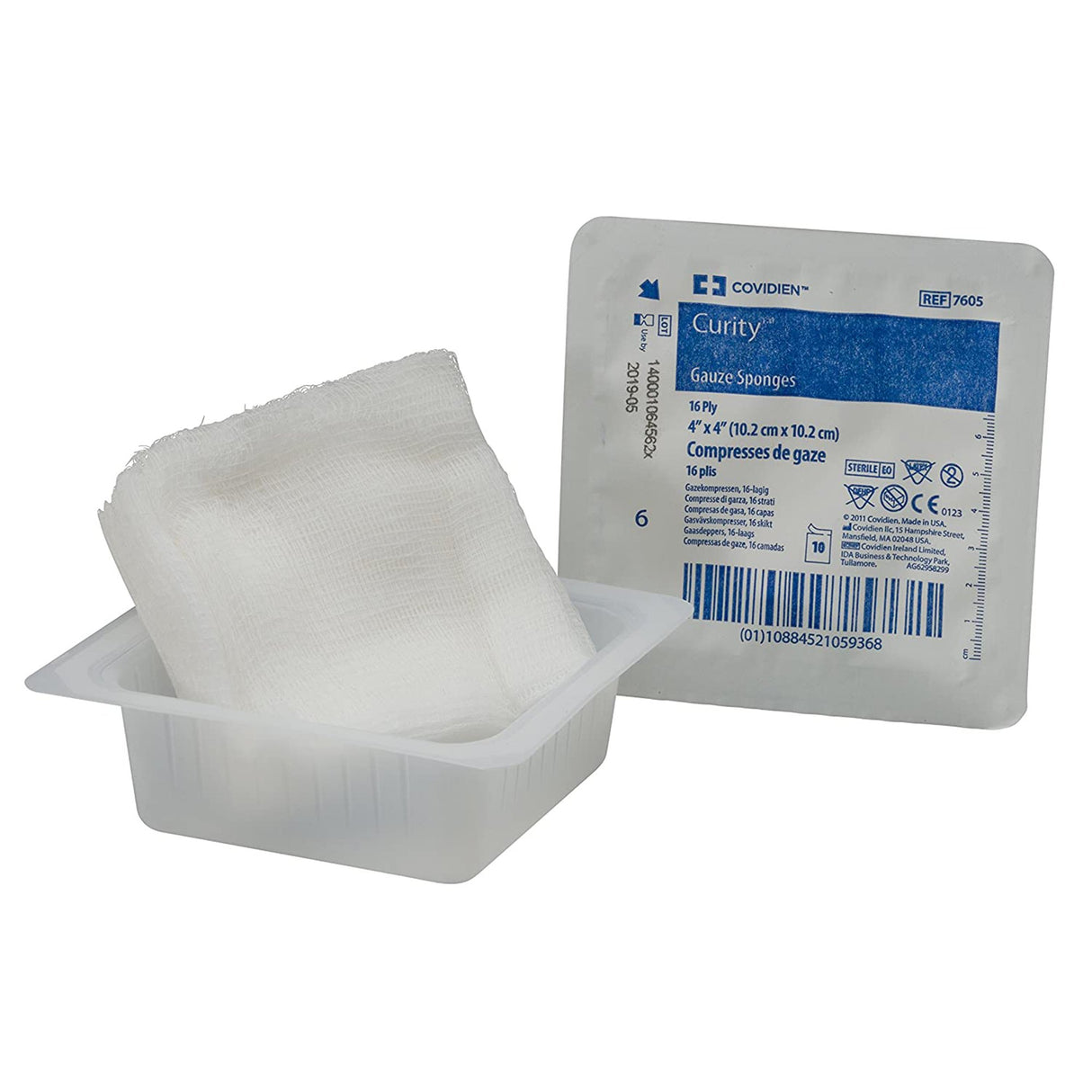Gauze Sponge Curity 4 X 4 Inch 16-Ply Sterile 10 per Tray - BeHope
