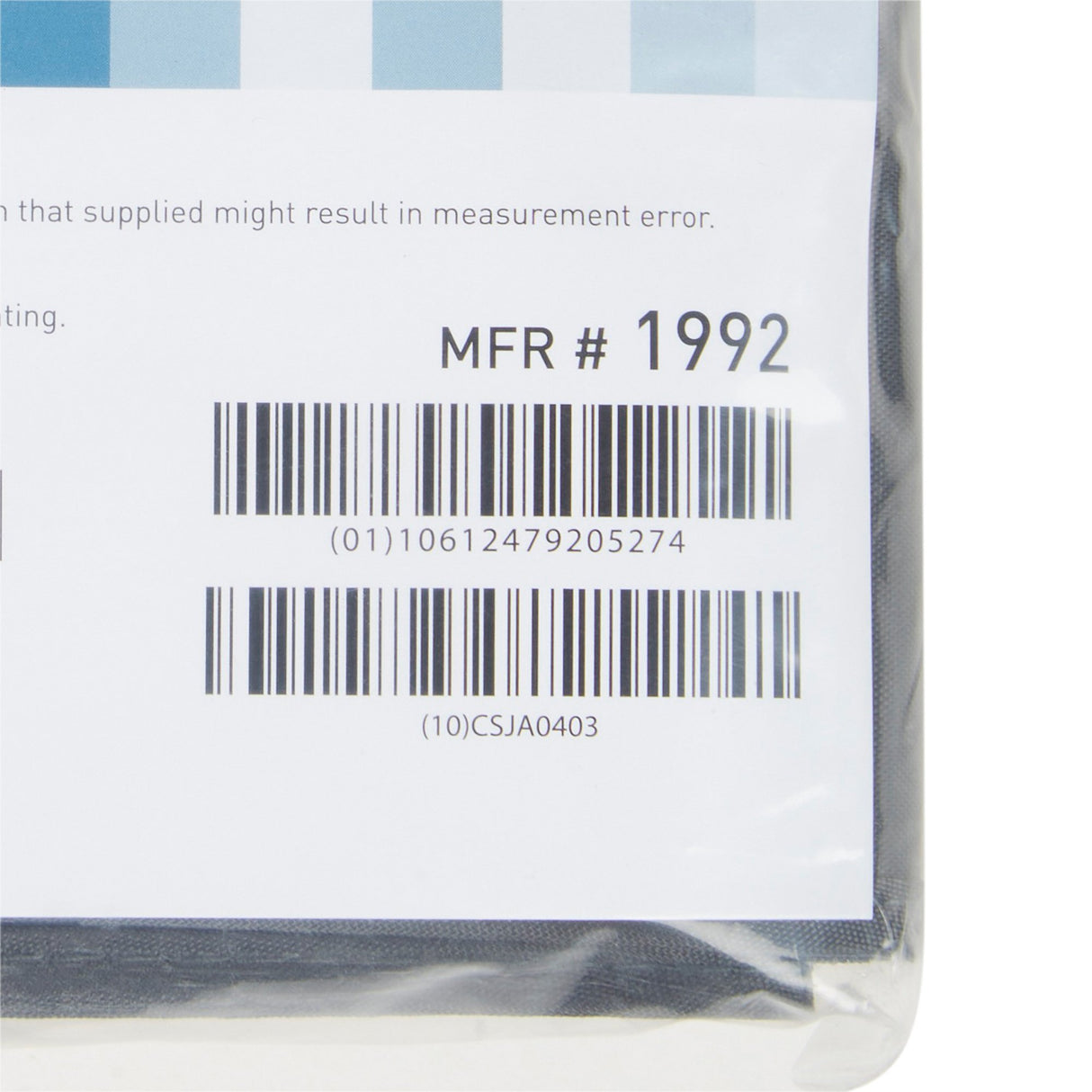 Reusable Blood Pressure Cuff McKesson 11.8 to 16.5 Inch Arm Nylon Cuff Large Adult Cuff - BeHope