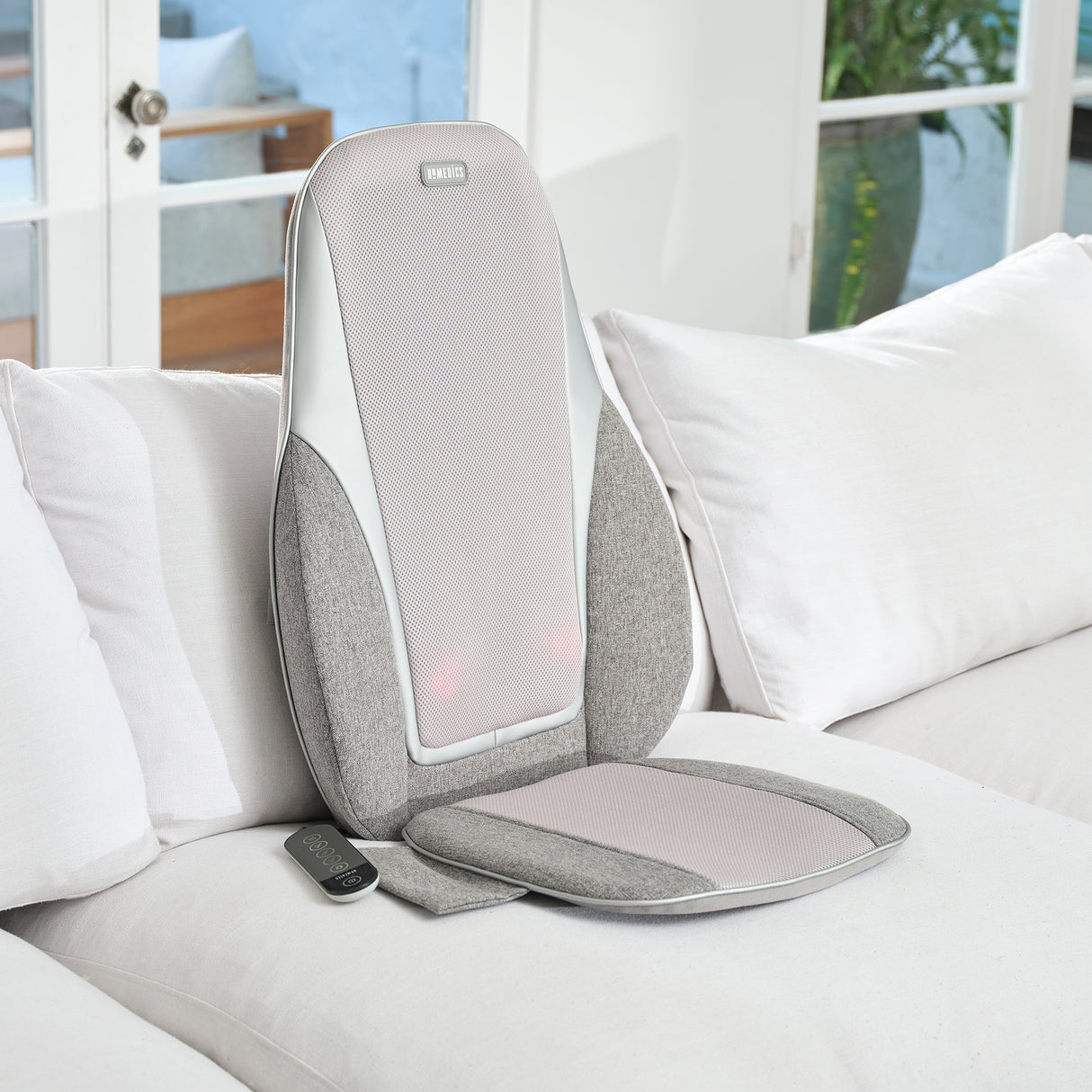 Massage Cushion with Heat HoMedics® Shiatsu Pro 5-5/16 X 17-1/2 X 24-1/2 Inch - BeHope