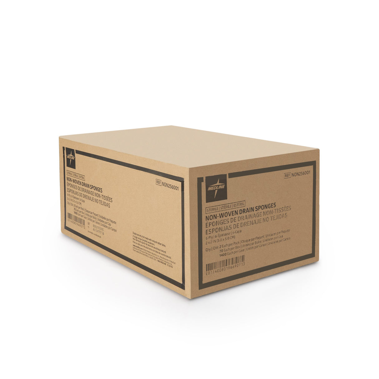 I.V. Sponge Medline 2 X 2 Inch 6-Ply Sterile 2 per Pack - BeHope