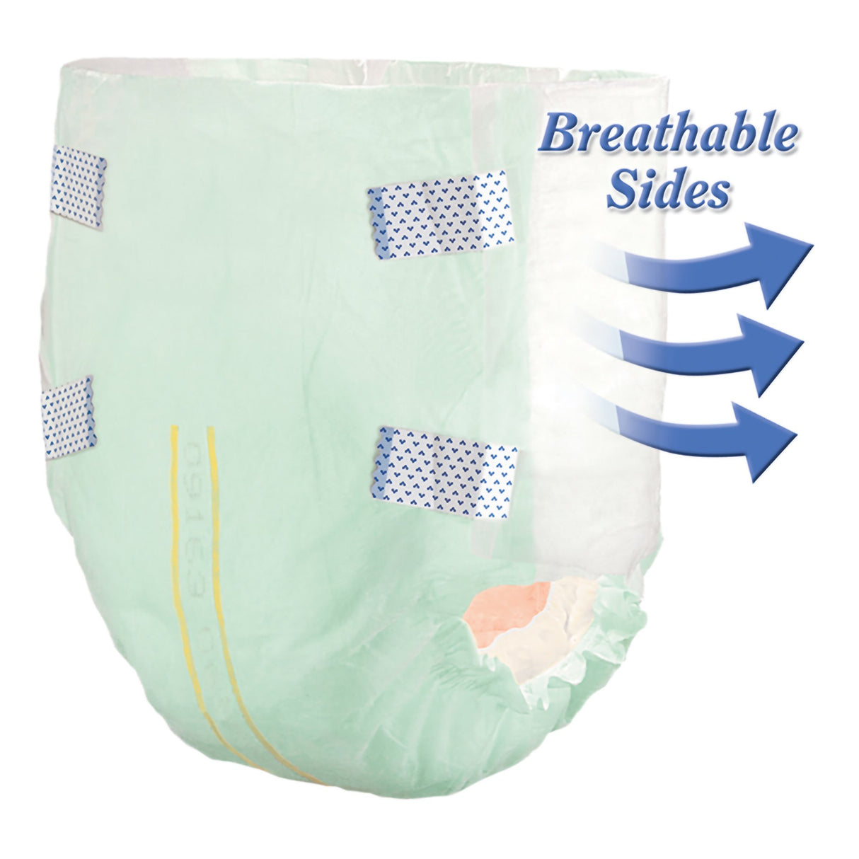 Unisex Adult Incontinence Brief Tranquility SmartCore™ Small Disposable Heavy Absorbency - BeHope