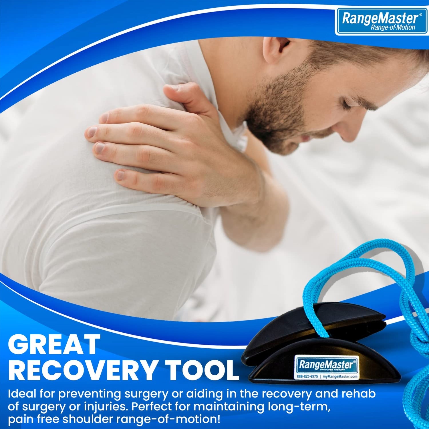Shoulder Pulley Exerciser Blue Ranger - BeHope