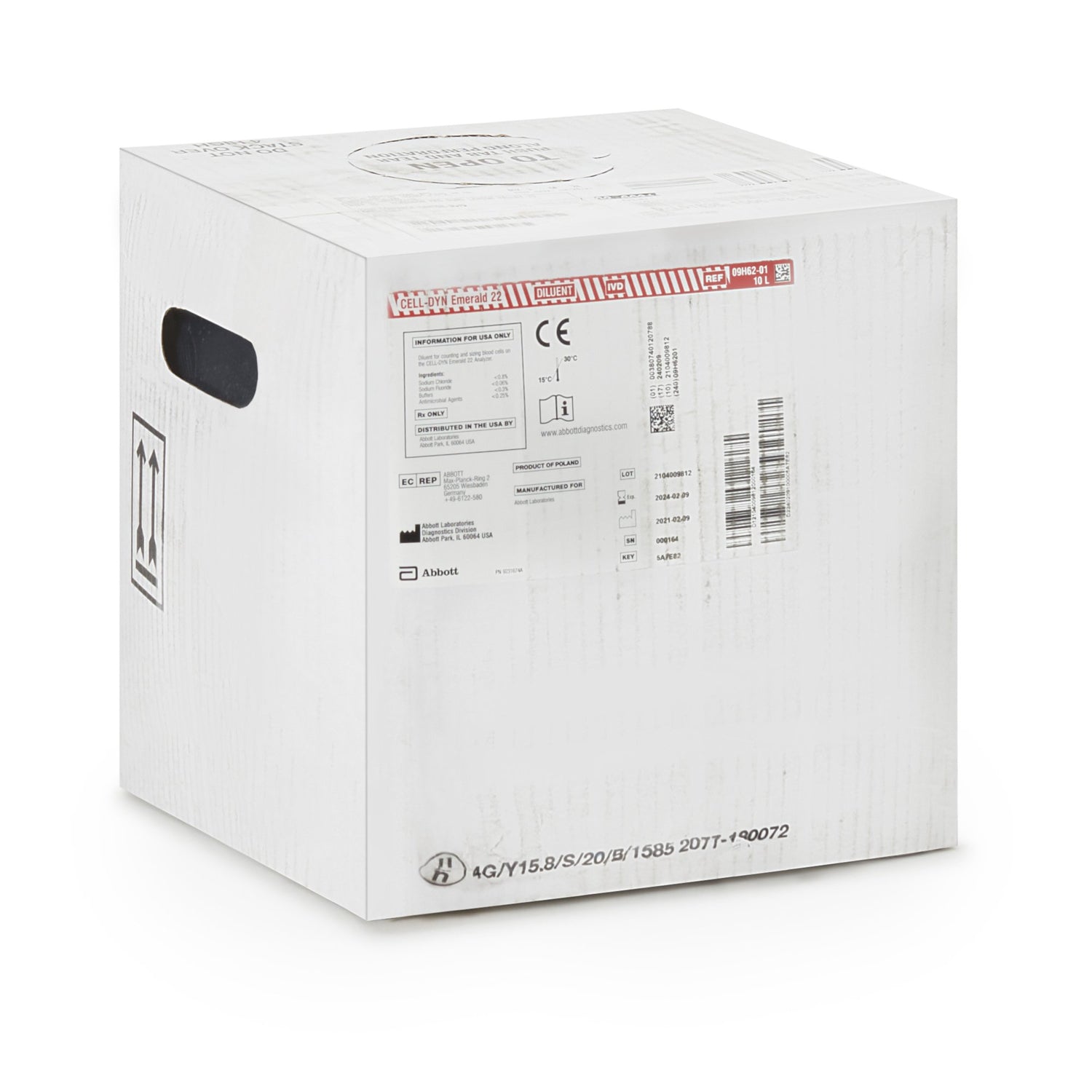 Hematology Reagent Diluent Cell-Dyn® Emerald DIluent For Cell-Dyn Emerald 22 Hematology Analyzer - BeHope