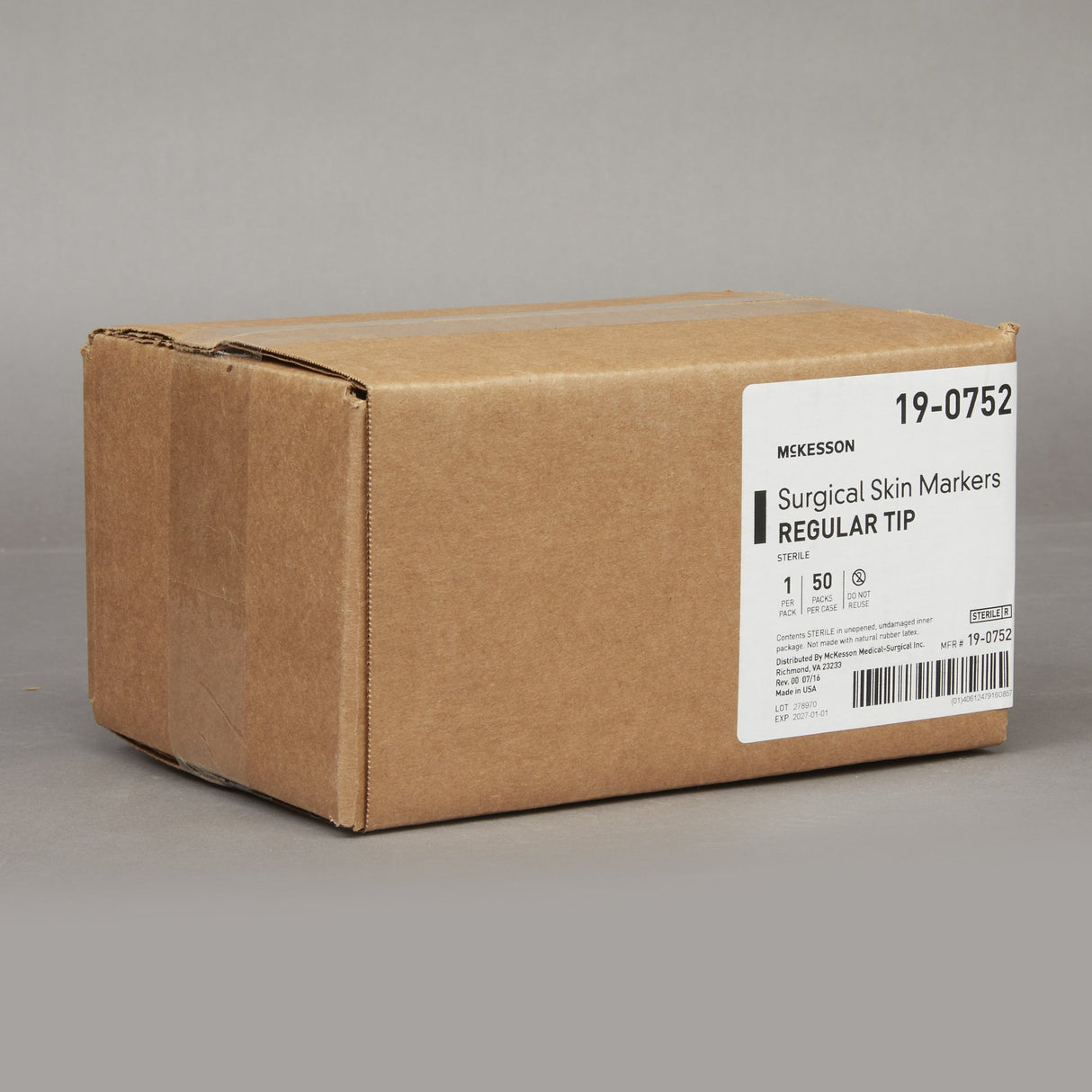 Skin Marker with Ruler and Labels McKesson Prep-Resistant Gentian Violet Ink Sterile Full Size Regular Tip - BeHope