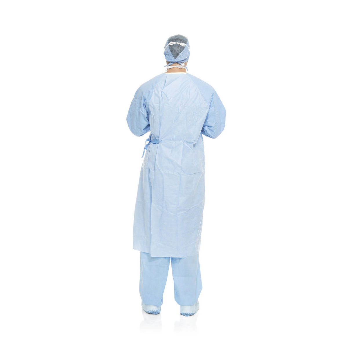 Surgical Gown with Towel Aero Blue X-Large Blue Sterile AAMI Level 3 Disposable - BeHope