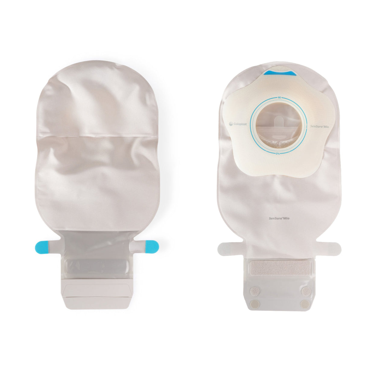 Ostomy Pouch SenSura® Mio Concave One-Piece System 11 Inch Length, Maxi Convex, Pre-Cut 2 Inch Stoma Drainable - BeHope