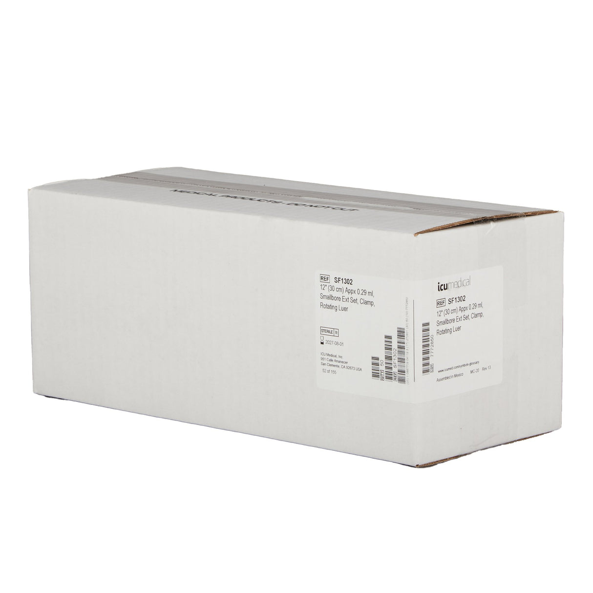 IV Extension Set ICU Small Bore 12 Inch Tubing - BeHope