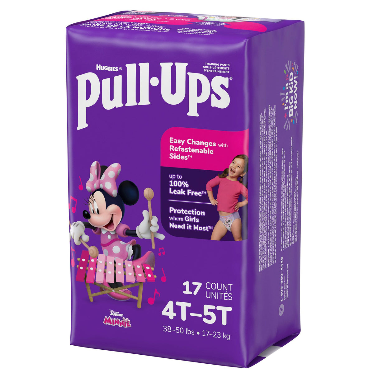 Female Toddler Training Pants Pull-Ups® Size 4T to 5T Disposable Moderate Absorbency - BeHope