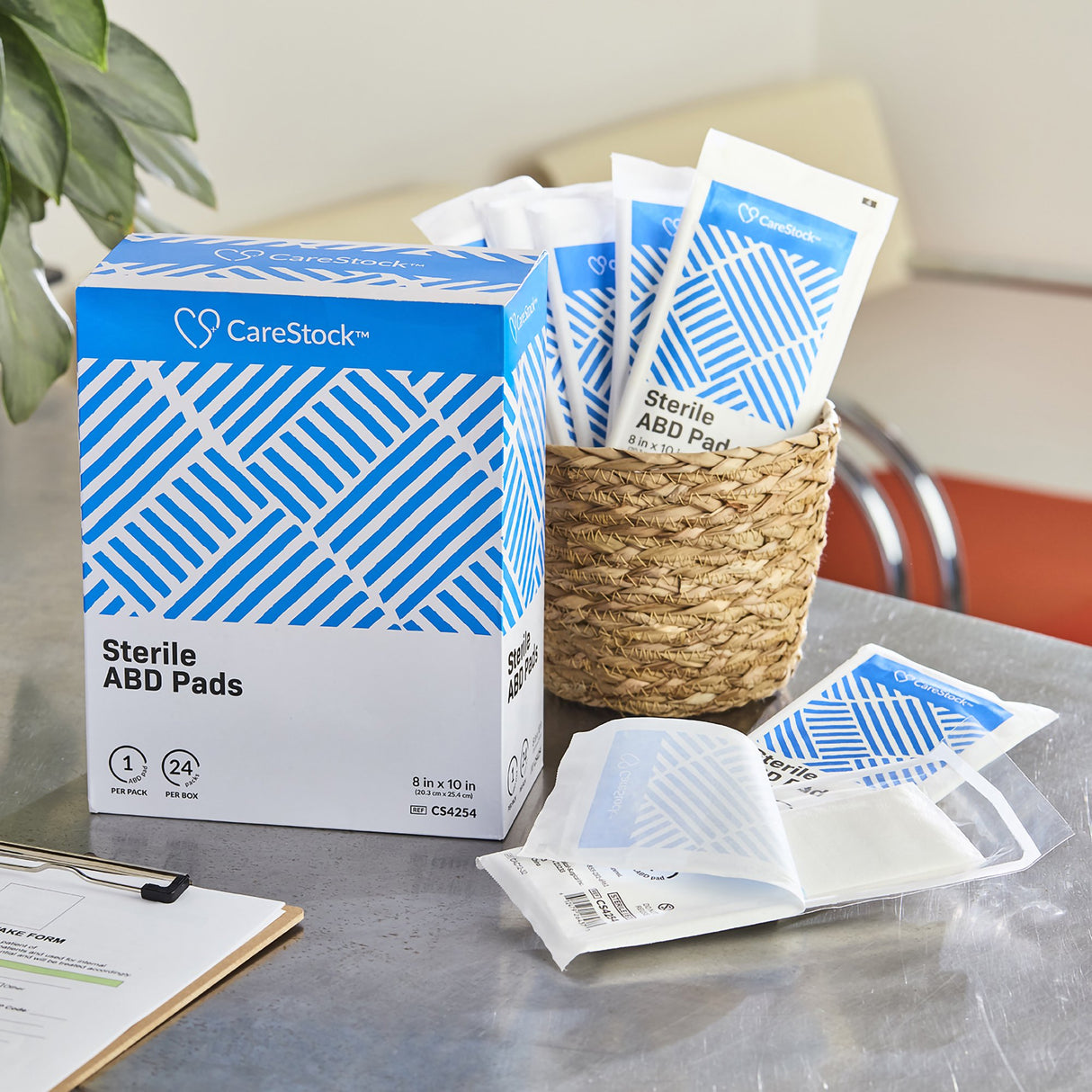 Abdominal Pad CareStock™ 8 X 10 Inch Sterile 1 per Pack - BeHope