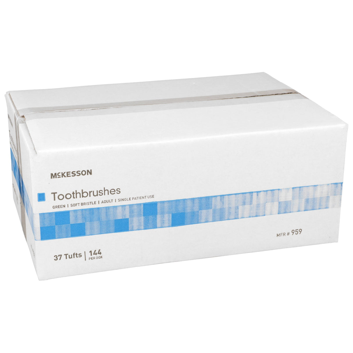 Toothbrush McKesson Green Adult Soft - BeHope