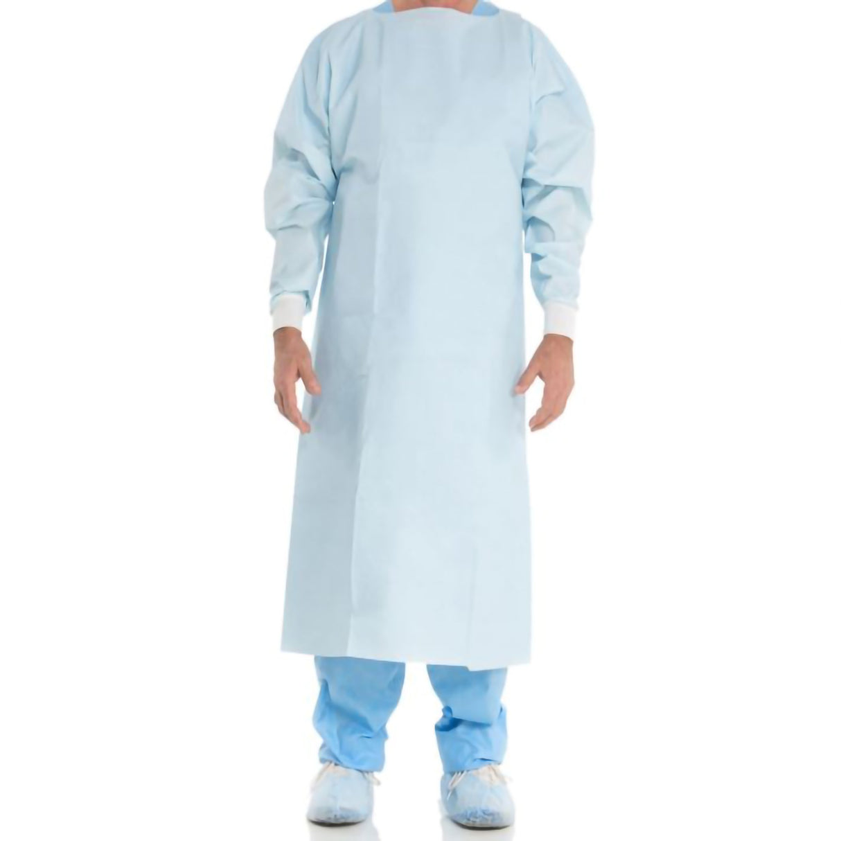 Chemotherapy Procedure Gown 2X-Large Blue NonSterile ASTM F739-12 Disposable - BeHope