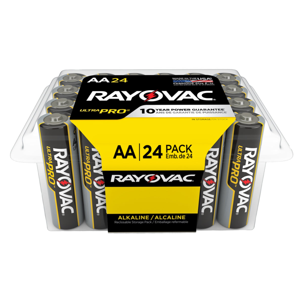 Alkaline Battery Rayovac® Ultra Pro™ AA Cell 1.5V Disposable 24 Pack - BeHope