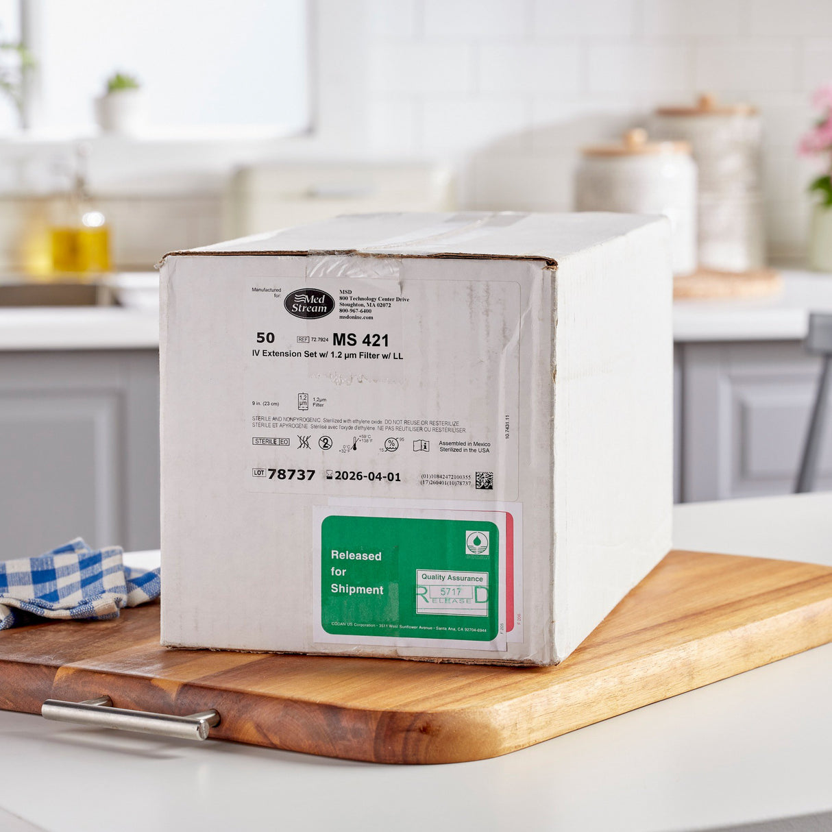 IV Extension Set McKesson Standard Bore 9 Inch Tubing 1.2 Micron Filter Sterile - BeHope