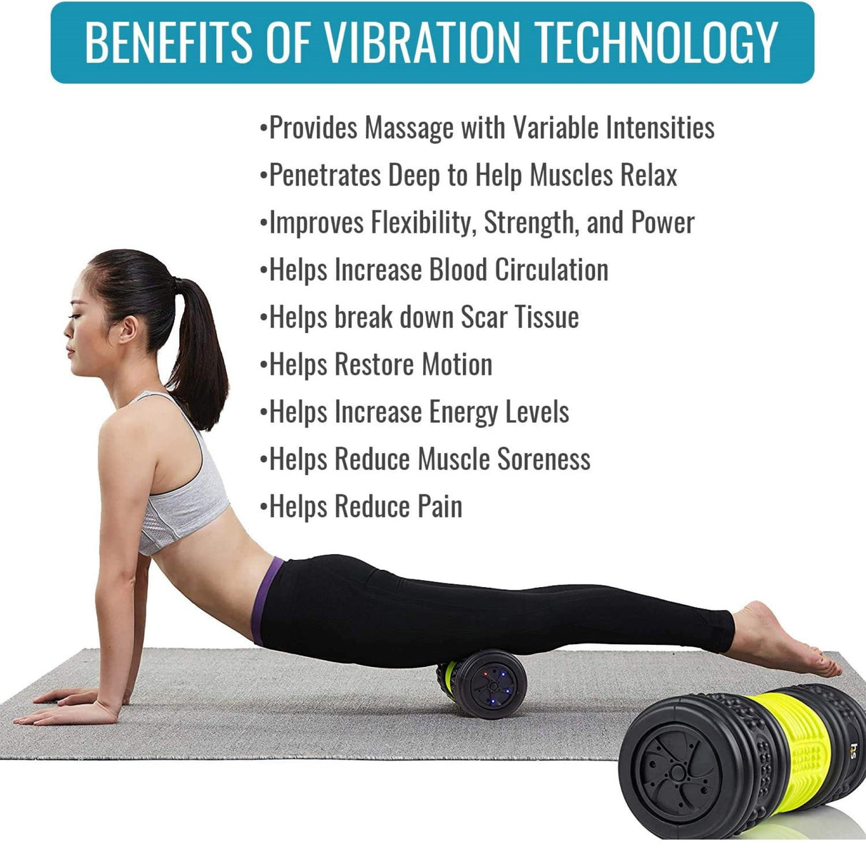 Full Body Roll Massager HealthSmart® 4-3/4 X 11-1/2 Inch - BeHope