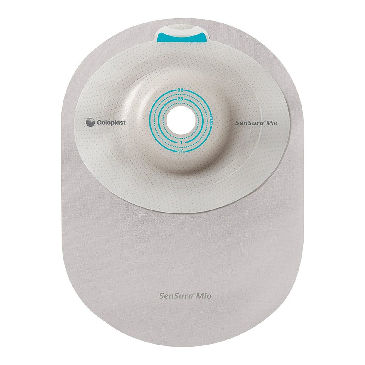 Ostomy Pouch SenSura® Mio Convex One-Piece System 8-1/4 Inch Length, Maxi Soft Convex, Trim to Fit 3/8 to 2 Inch Stoma Closed End - BeHope