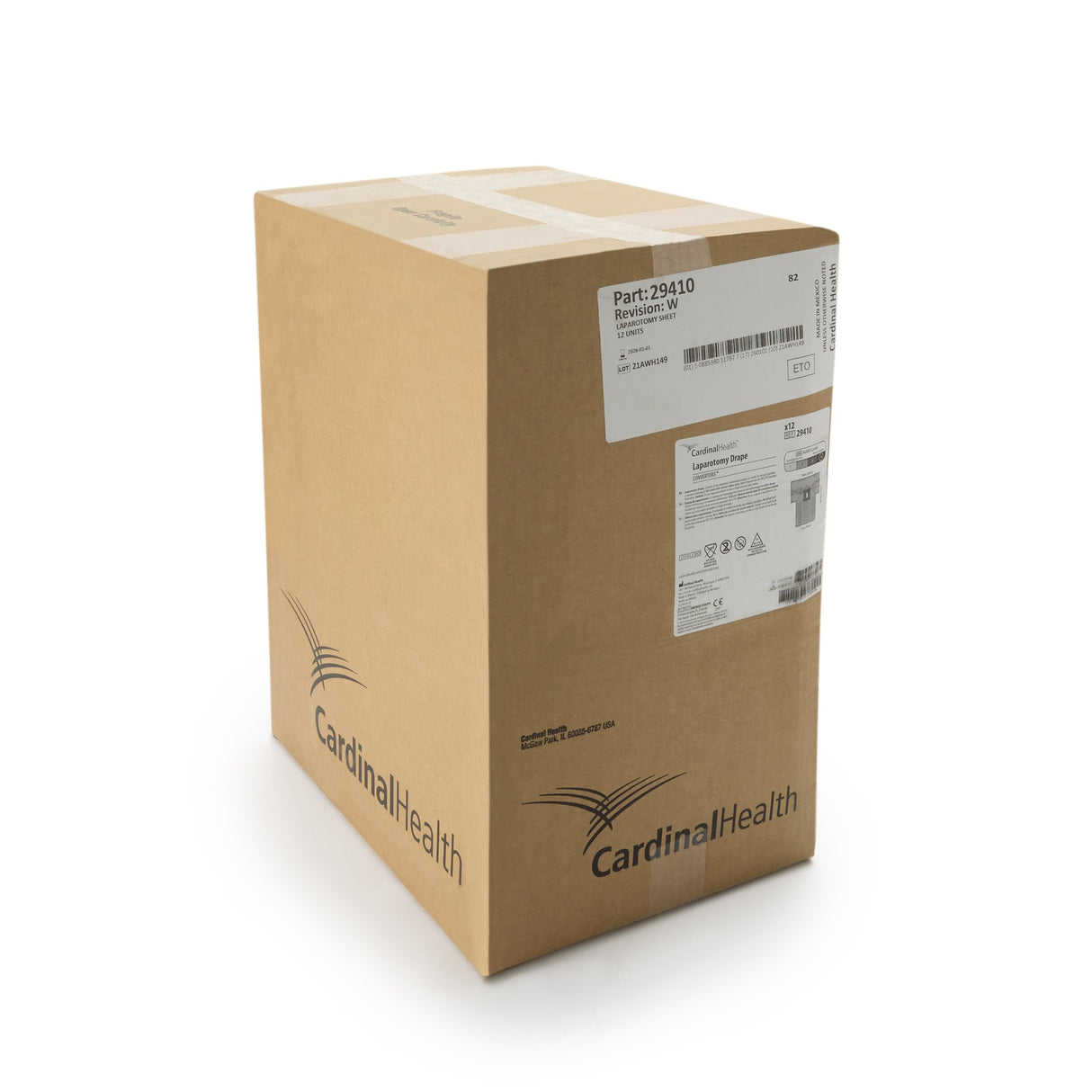 Abdominal Drape Laparotomy Drape 100 W X 77 W X 122 L Inch Sterile - BeHope