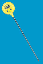 Digital Water-Resistant Thermometer Fisherbrand™ Traceable® Fahrenheit / Celsius -58° to +572°F (-50° to +300°C) Stainless Steel Probe Free-standing Battery Operated - BeHope