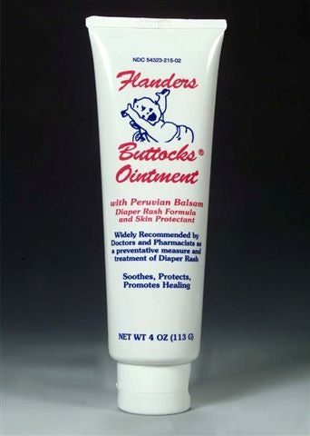 Diaper Rash Treatment Flanders 4 oz. Tube Scented Ointment - BeHope
