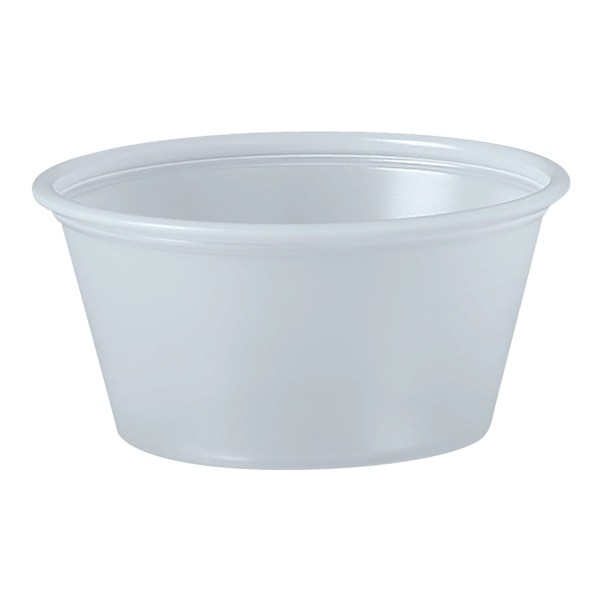 Souffle Cup Solo® 2 oz. Translucent Plastic Disposable - BeHope