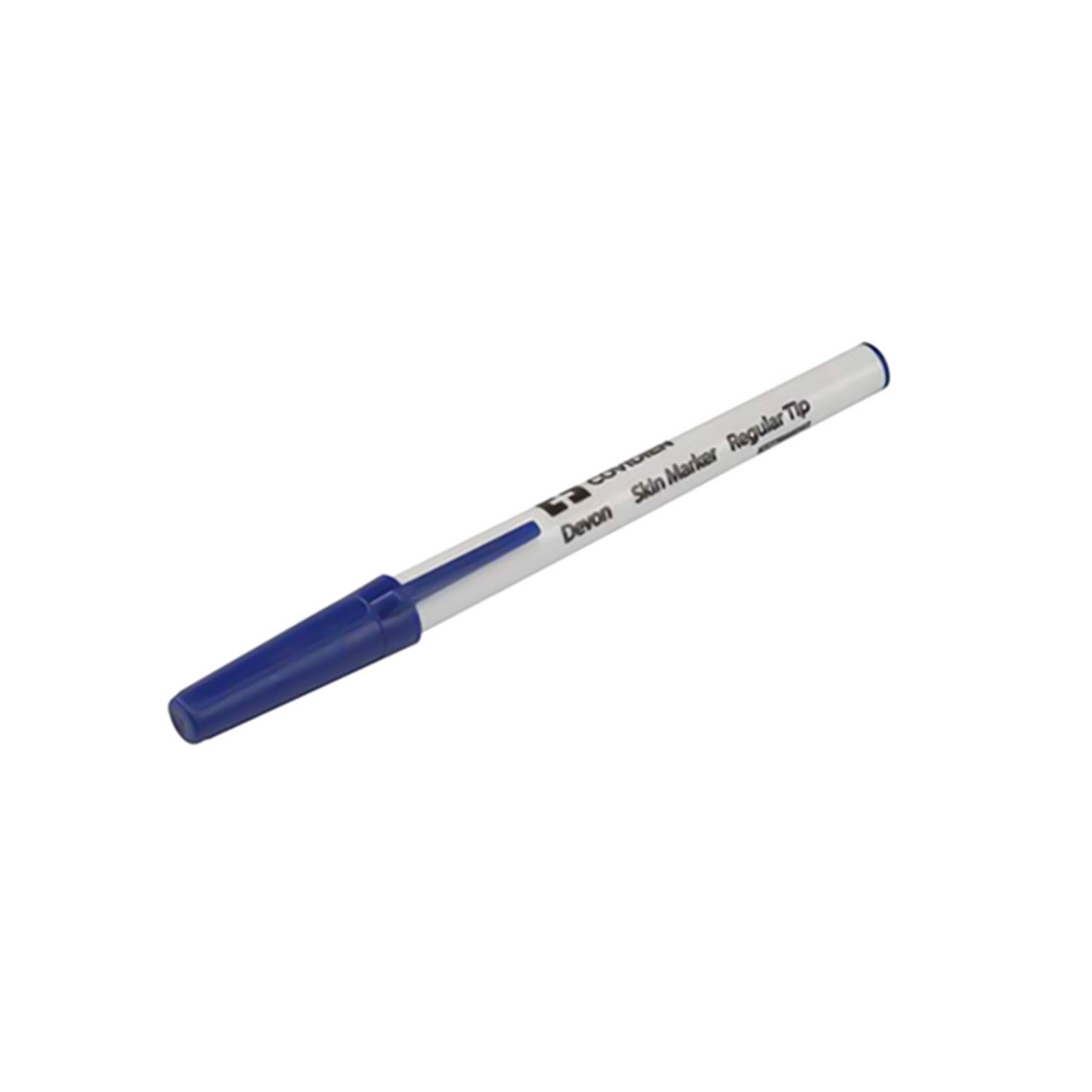 Skin Marker with Ruler and Labels Devon™ Gentian Violet Ink Sterile Full Size Regular Tip - BeHope