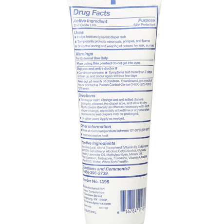Skin Protectant DynaShield 4 oz. Tube Scented Cream - BeHope