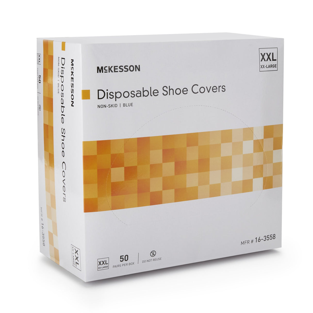 Shoe Cover McKesson 2X-Large Shoe High Nonskid Sole Blue NonSterile - BeHope
