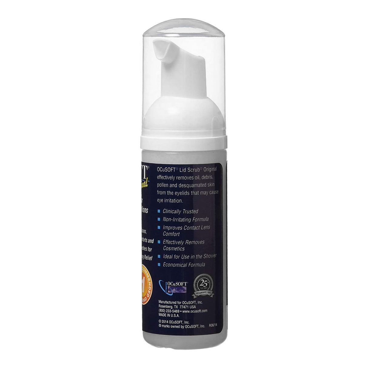 Eyelid Cleanser OCuSOFT® Lid Scrub® 1.69 oz. Topical Foam - BeHope