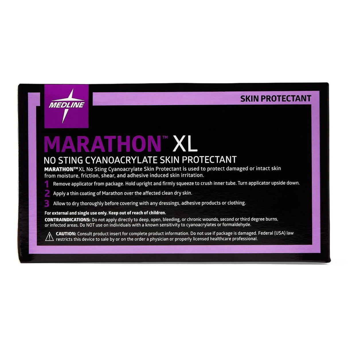 Skin Barrier Applicator Marathon® Cyanoacrylate Individual Packet X-Large Sterile - BeHope