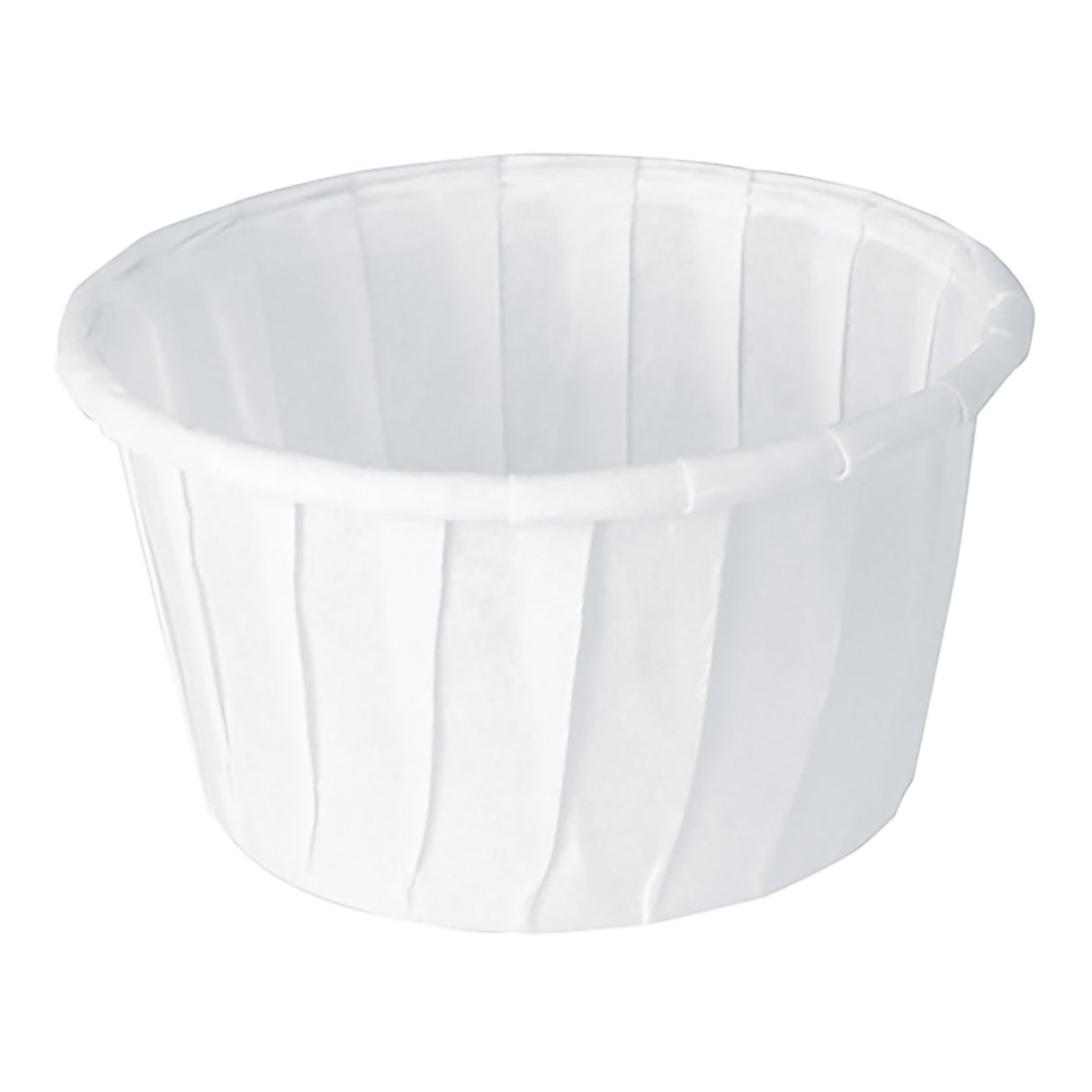 Souffle Cup Solo® 1.25 oz. White Paper Disposable - BeHope
