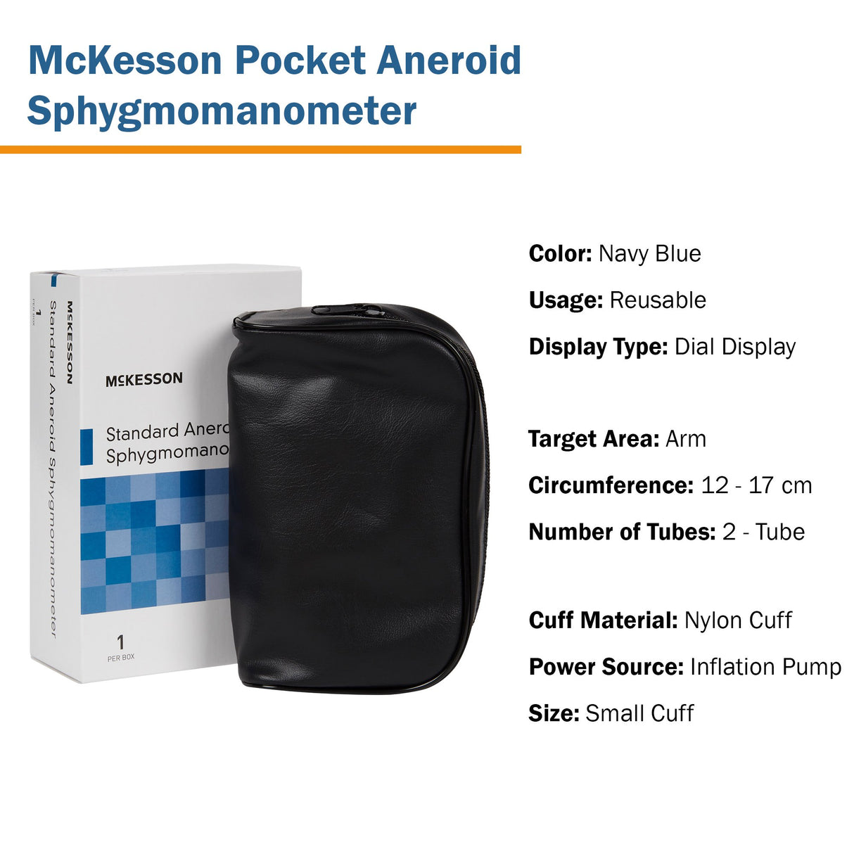 Aneroid Sphygmomanometer Unit McKesson Brand Pediatric Cuff Nylon Cuff 13 - 19.5 cm Pocket Aneroid - BeHope
