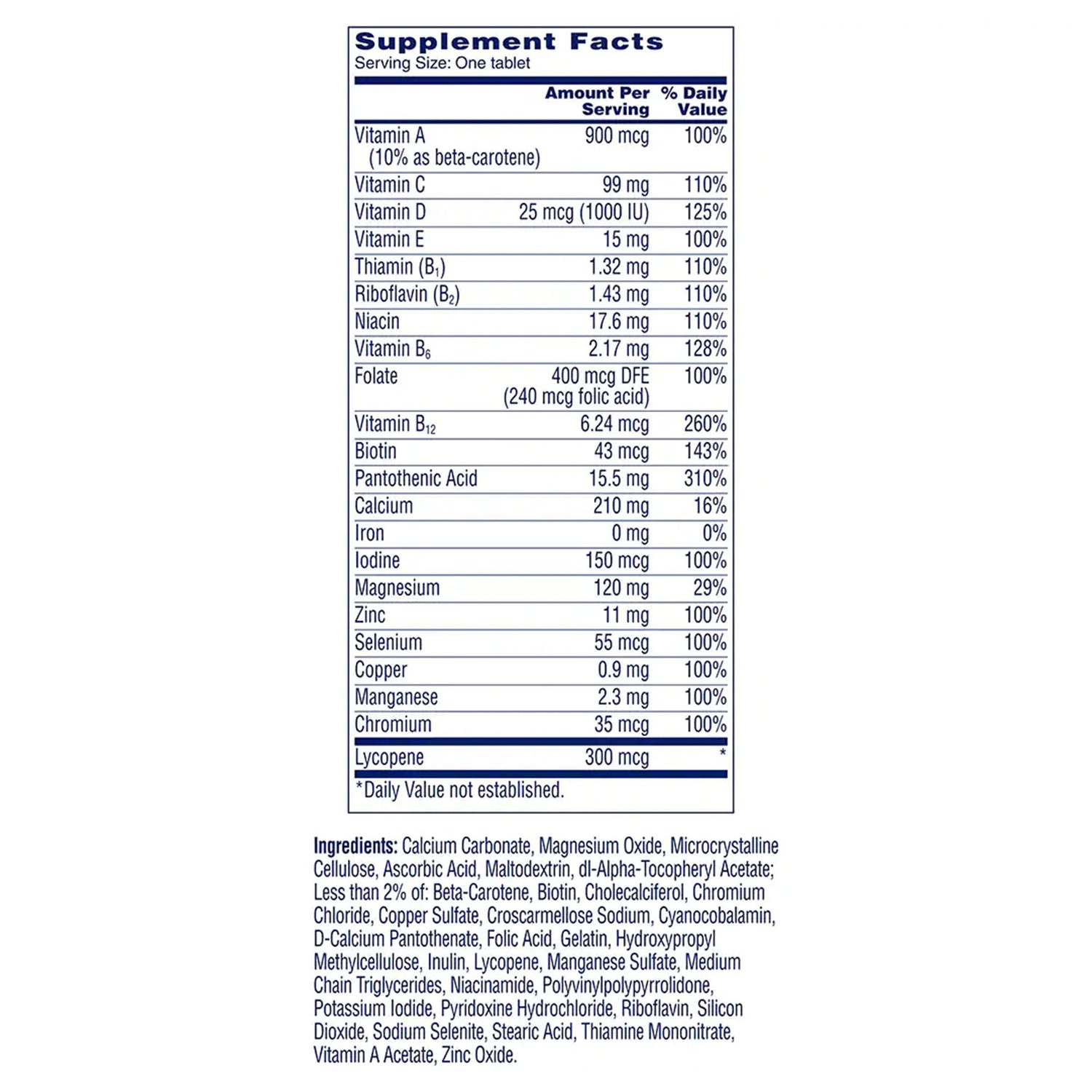 Multivitamin Supplement One A Day® Men's Complete Tablet 60 per Bottle - BeHope