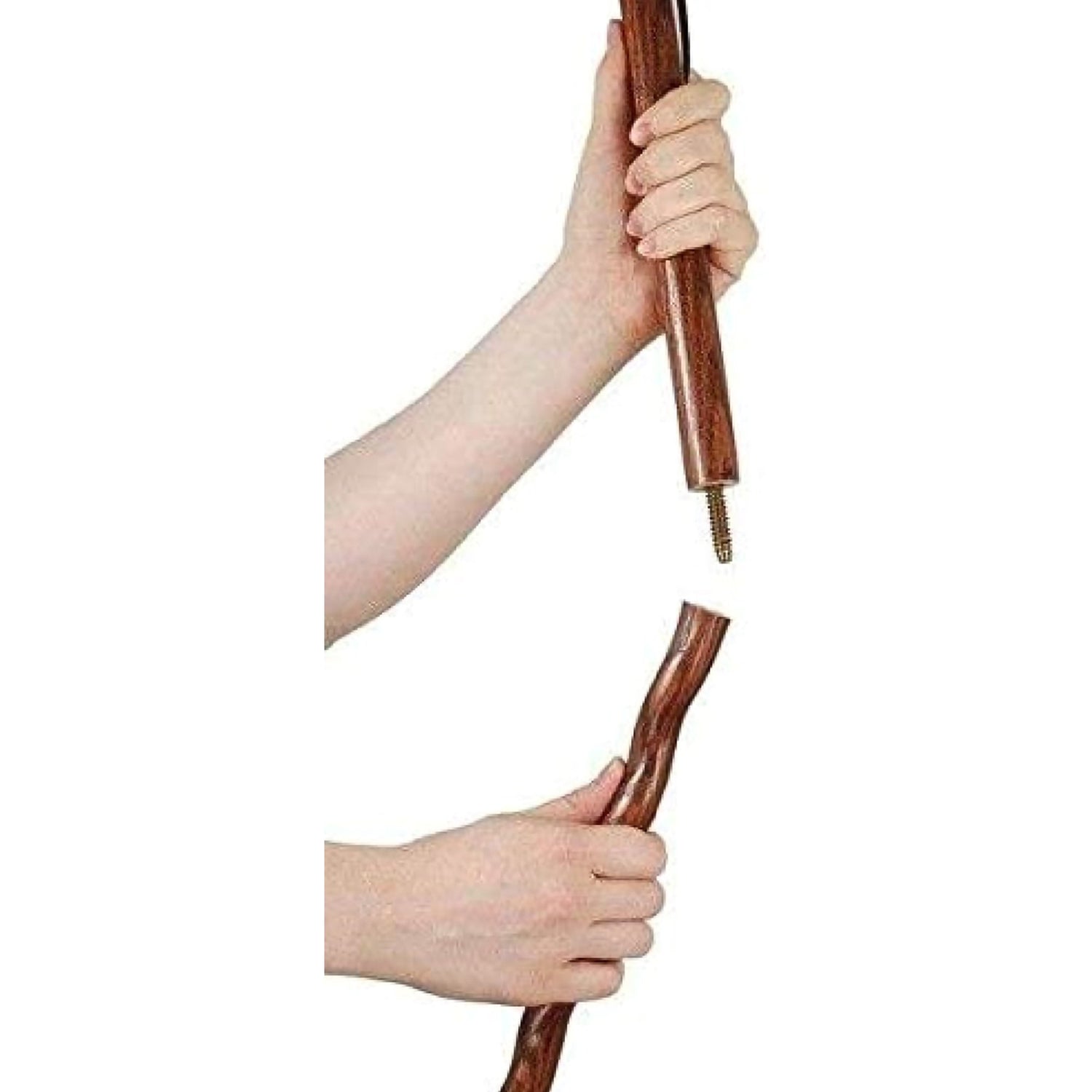 Walking Stick Brazos™ Twisted Traveler's Stick Wood 55 Inch Height Red Oak - BeHope