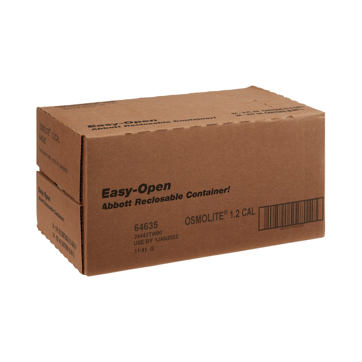 Tube Feeding Formula Osmolite® 1.2 Cal Unflavored Liquid 8 oz. Reclosable Carton - BeHope