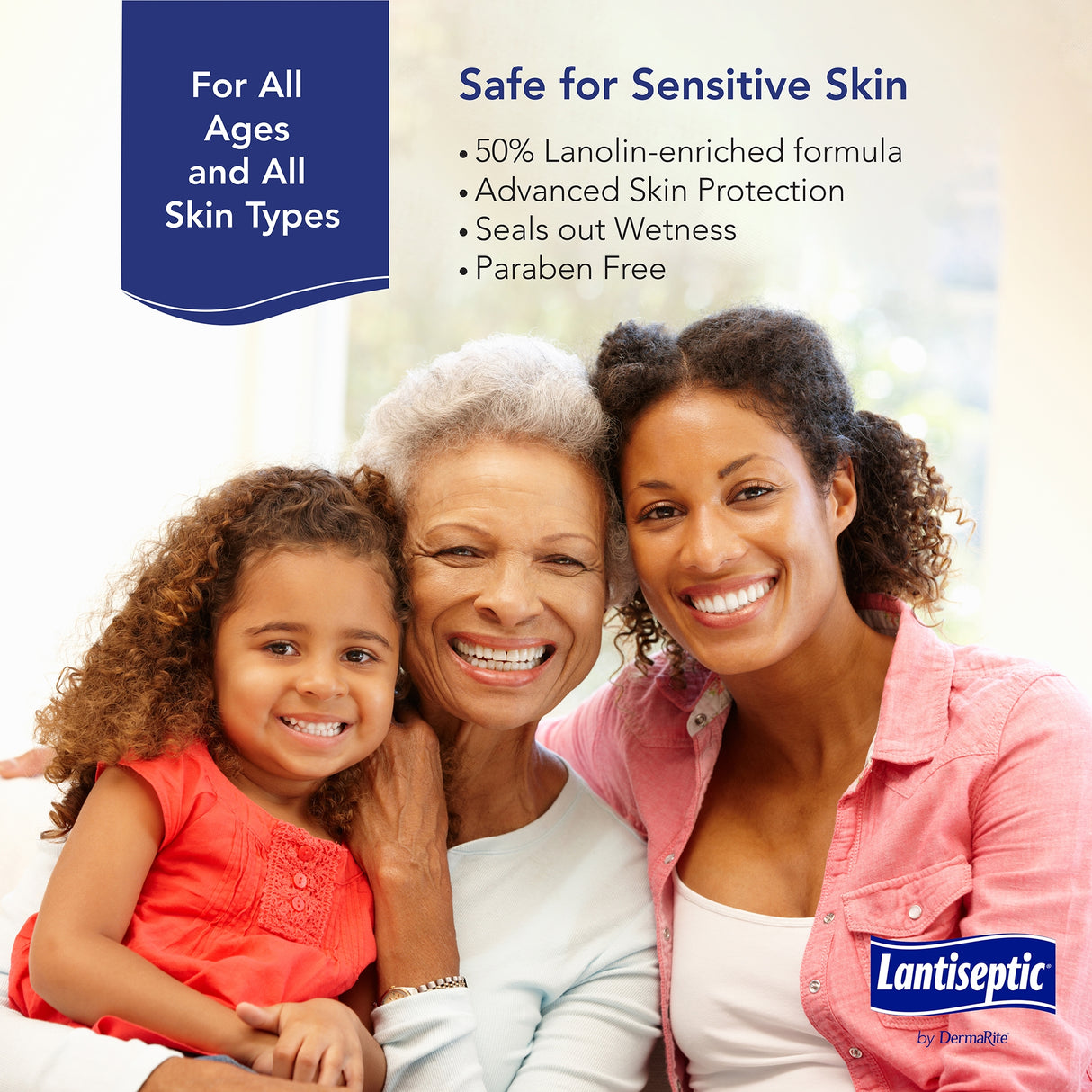 Skin Protectant Lantiseptic Dry Skin Therapy 4 oz. Tube Lanolin Scent Cream - BeHope